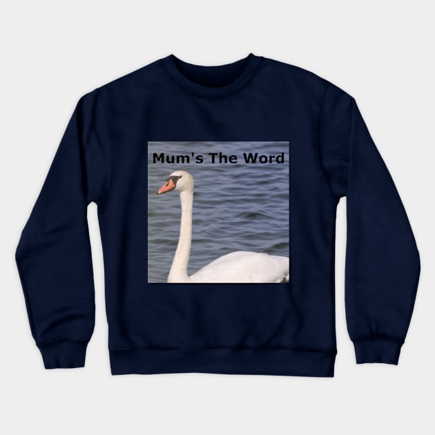 A Mute Swan Crewneck Sweatshirt by Judy Geller